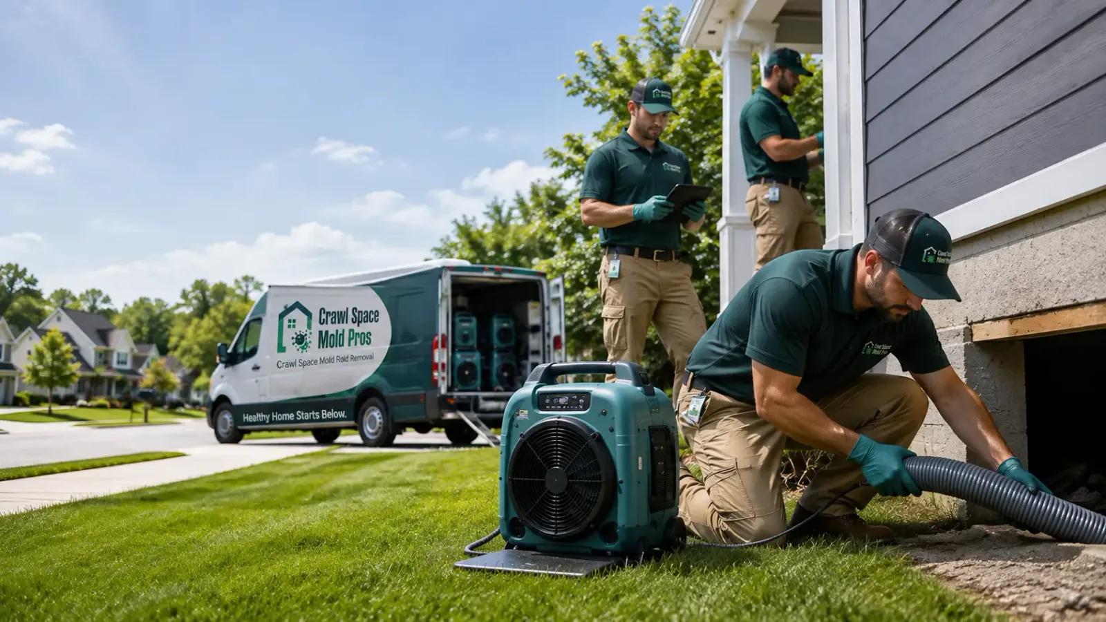 Crawl Space Mold Removal in Winnetka, IL